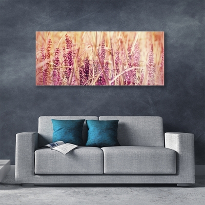 Plexiglas® Wall Art Wheat floral brown