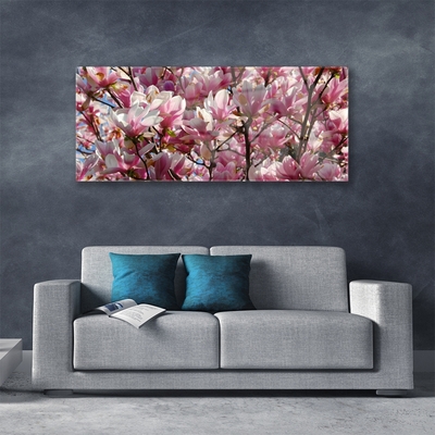 Plexiglas® Wall Art Branches flowers floral brown pink