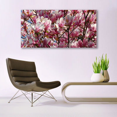 Plexiglas® Wall Art Branches flowers floral brown pink