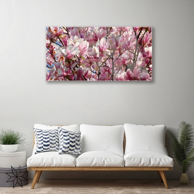 Plexiglas® Wall Art Branches flowers floral brown pink