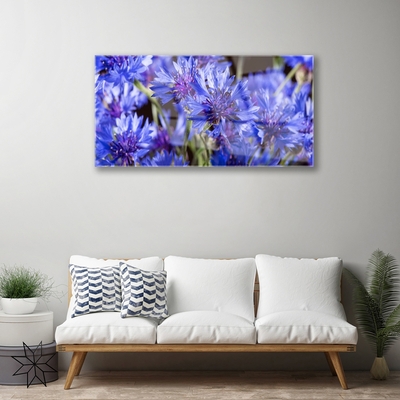 Plexiglas® Wall Art Flowers floral purple