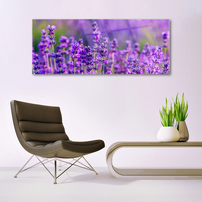 Plexiglas® Wall Art Flowers floral purple