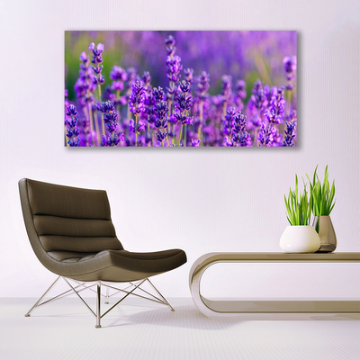 Plexiglas® Wall Art Flowers floral purple