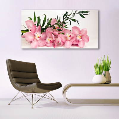 Plexiglas® Wall Art Petals floral pink green