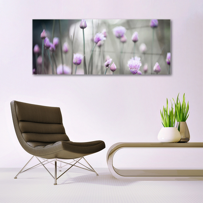 Plexiglas® Wall Art Flowers floral pink grey