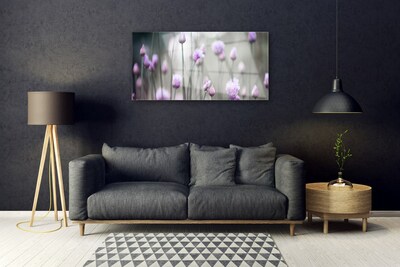Plexiglas® Wall Art Flowers floral pink grey