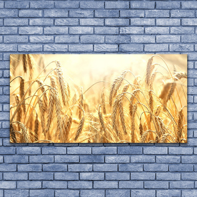 Plexiglas® Wall Art Wheat floral yellow