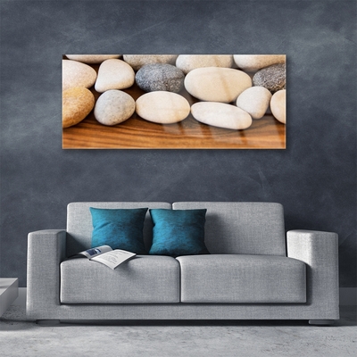 Plexiglas® Wall Art Stones art brown grey