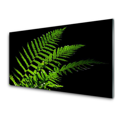 Plexiglas® Wall Art Leaves floral green