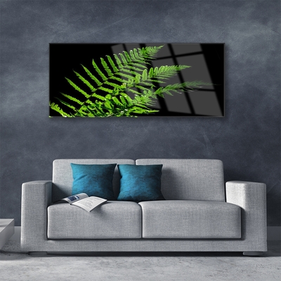 Plexiglas® Wall Art Leaves floral green