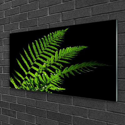 Plexiglas® Wall Art Leaves floral green