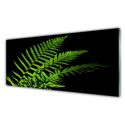 Plexiglas® Wall Art Leaves floral green