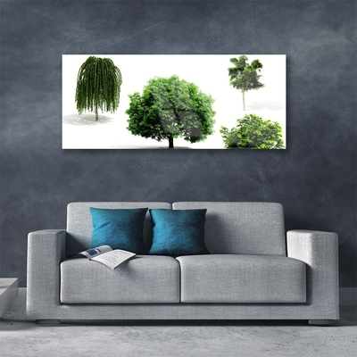 Plexiglas® Wall Art Trees nature brown green