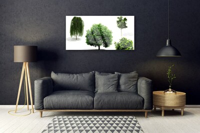 Plexiglas® Wall Art Trees nature brown green