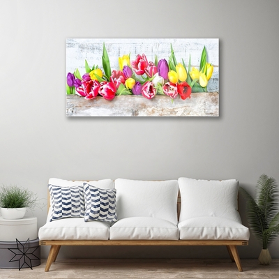 Plexiglas® Wall Art Tulips floral multi