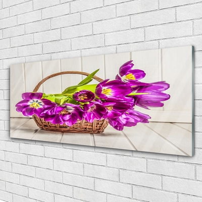 Plexiglas® Wall Art Flowers floral pink