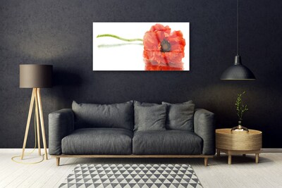Plexiglas® Wall Art Flower floral red