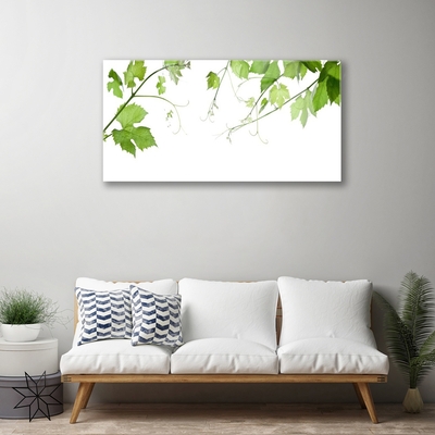 Plexiglas® Wall Art Branches leaves floral brown green
