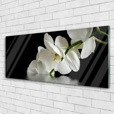 Plexiglas® Wall Art Flowers floral white