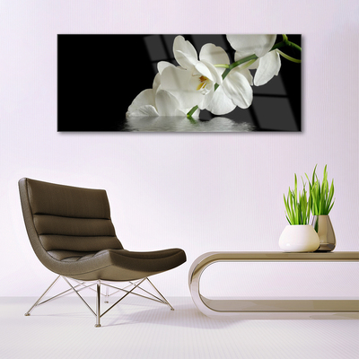 Plexiglas® Wall Art Flowers floral white