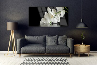 Plexiglas® Wall Art Flowers floral white