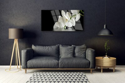 Plexiglas® Wall Art Flowers floral white