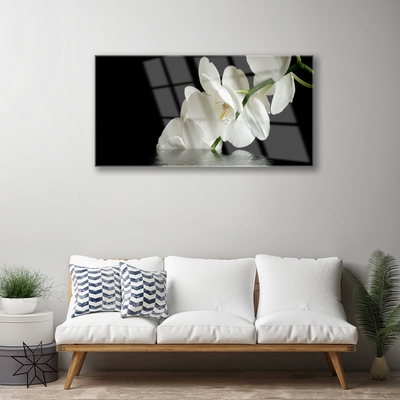 Plexiglas® Wall Art Flowers floral white