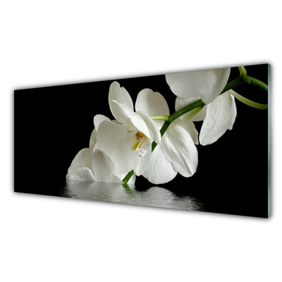 Plexiglas® Wall Art Flowers floral white