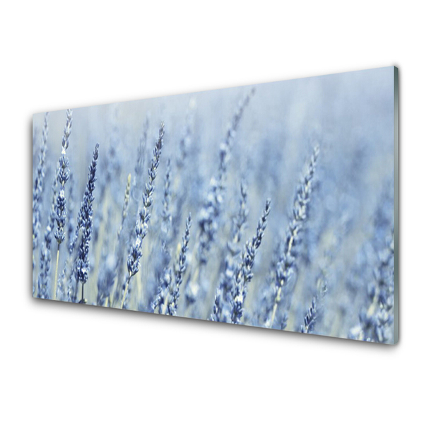 Plexiglas® Wall Art Flowers floral purple