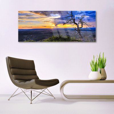 Plexiglas® Wall Art Tree landscape brown