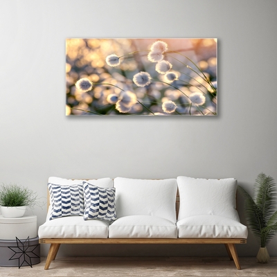 Plexiglas® Wall Art Flowers floral grey