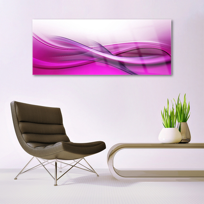 Plexiglas® Wall Art Abstract art pink white grey