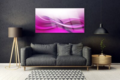 Plexiglas® Wall Art Abstract art pink white grey