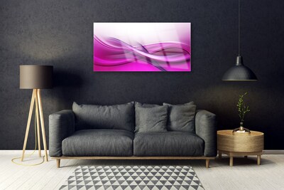 Plexiglas® Wall Art Abstract art pink white grey