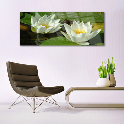 Plexiglas® Wall Art Flowers floral yellow white