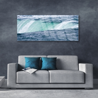 Plexiglas® Wall Art Waterfall nature blue