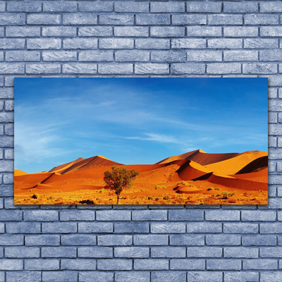 Plexiglas® Wall Art Desert landscape yellow