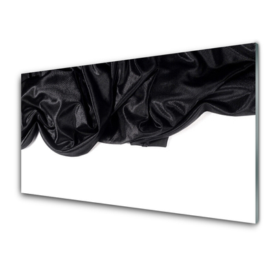 Kitchen Splashback Cashmere art black white