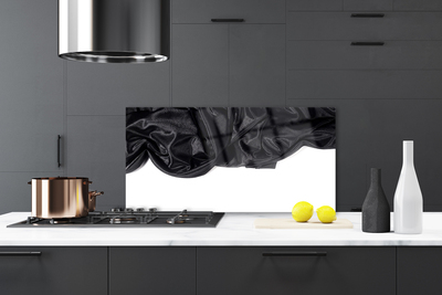 Kitchen Splashback Cashmere art black white