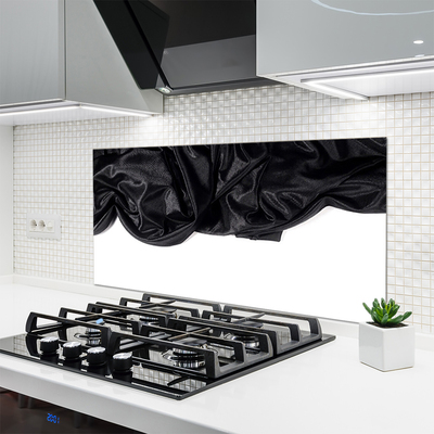 Kitchen Splashback Cashmere art black white