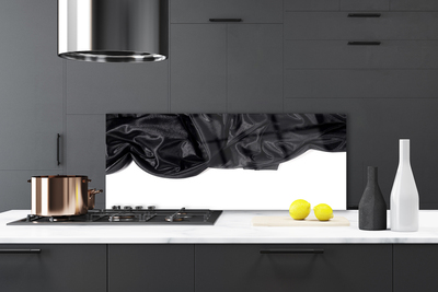 Kitchen Splashback Cashmere art black white