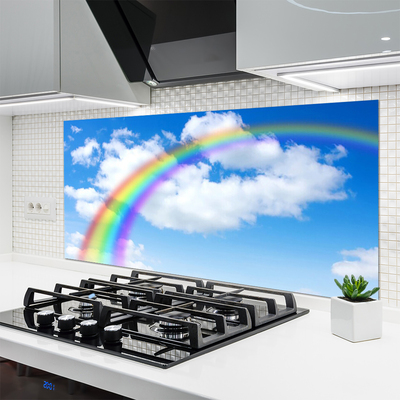 Kitchen Splashback Rainbow nature multi