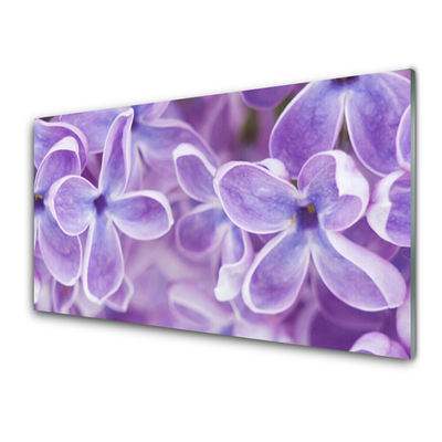 Kitchen Splashback Flowers floral pink