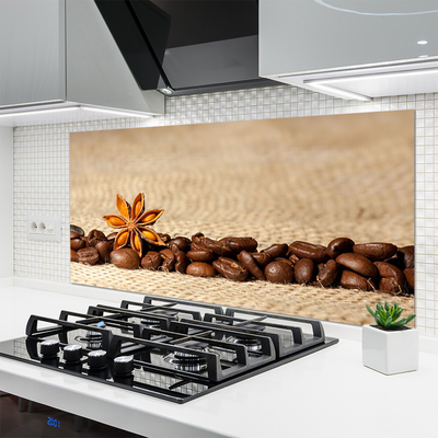 Kitchen Splashback Coffee beans kitchen brown