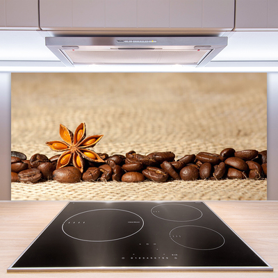 Kitchen Splashback Coffee beans kitchen brown