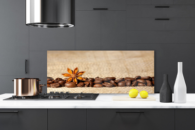 Kitchen Splashback Coffee beans kitchen brown