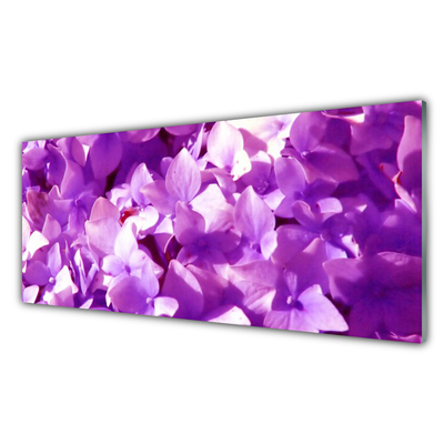 Kitchen Splashback Flowers floral pink