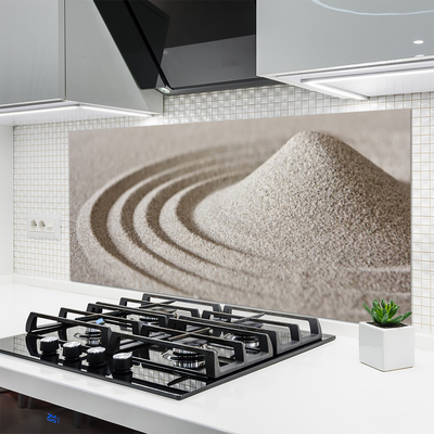 Kitchen Splashback Sand art grey