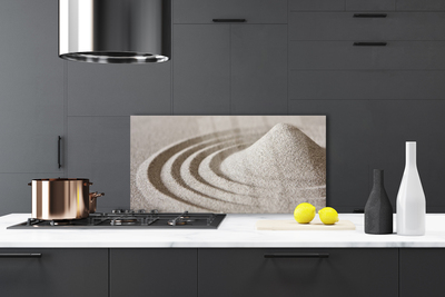 Kitchen Splashback Sand art grey