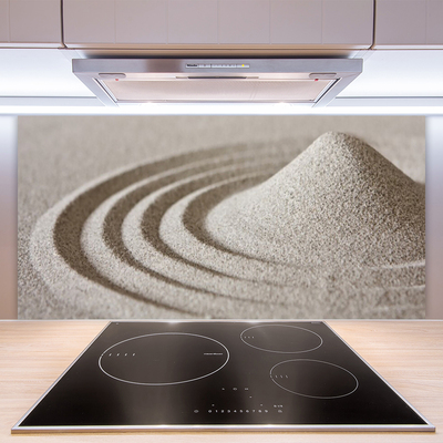 Kitchen Splashback Sand art grey